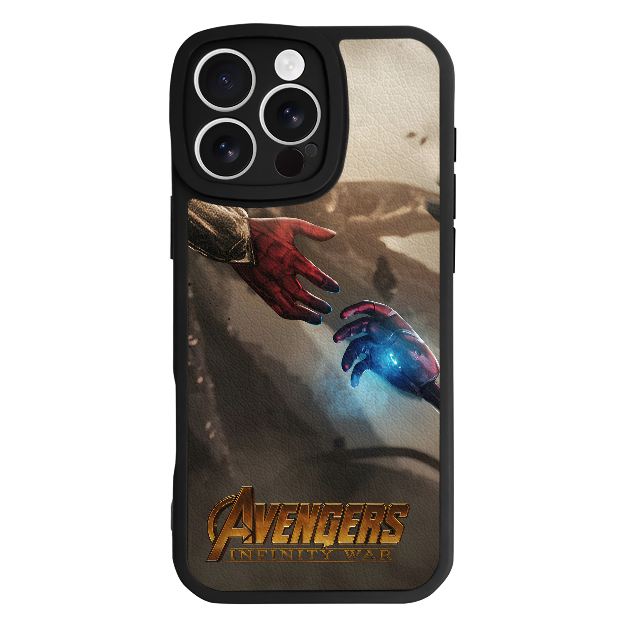 （画像用） アベンジャーズ The Avengers 【iPhone 16シリーズ対応】シリコンスマホケース（レザー調） 材質：シリコン